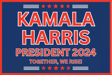 Kamala Harris President 2024 Together, We Rise- Poster